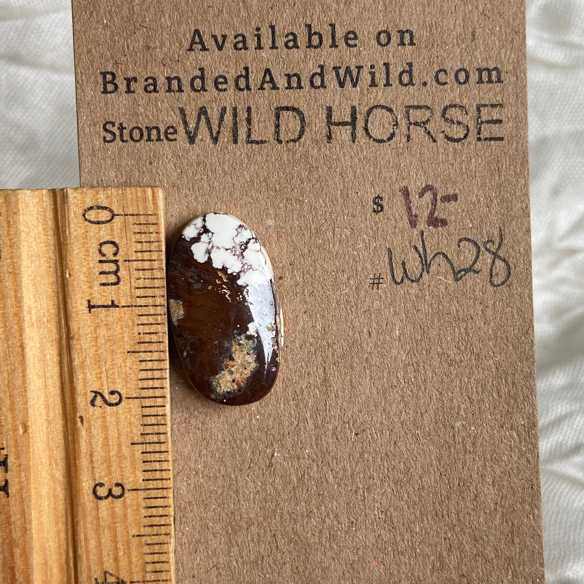 Wild Horse Cabochon - WH28 9B527934-CEA9-4E5C-A16E-725B5C512BD6 Brandedandwild.com