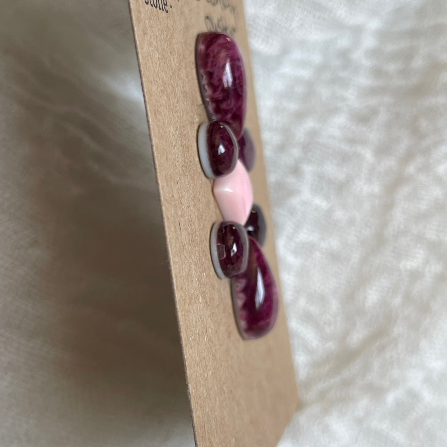 Pink Conch / Oyster Shell Cabochon - P001