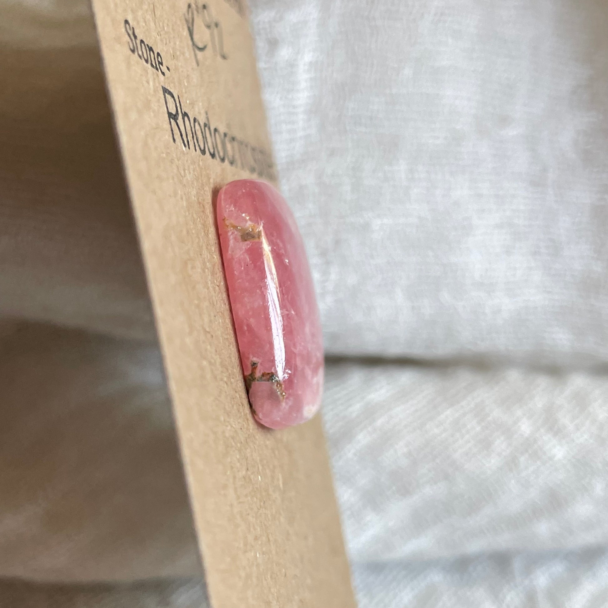 Rhodochrosite Cabochon - R92 9B648C36-6007-425A-BE10-167C7B45AD76 Brandedandwild.com