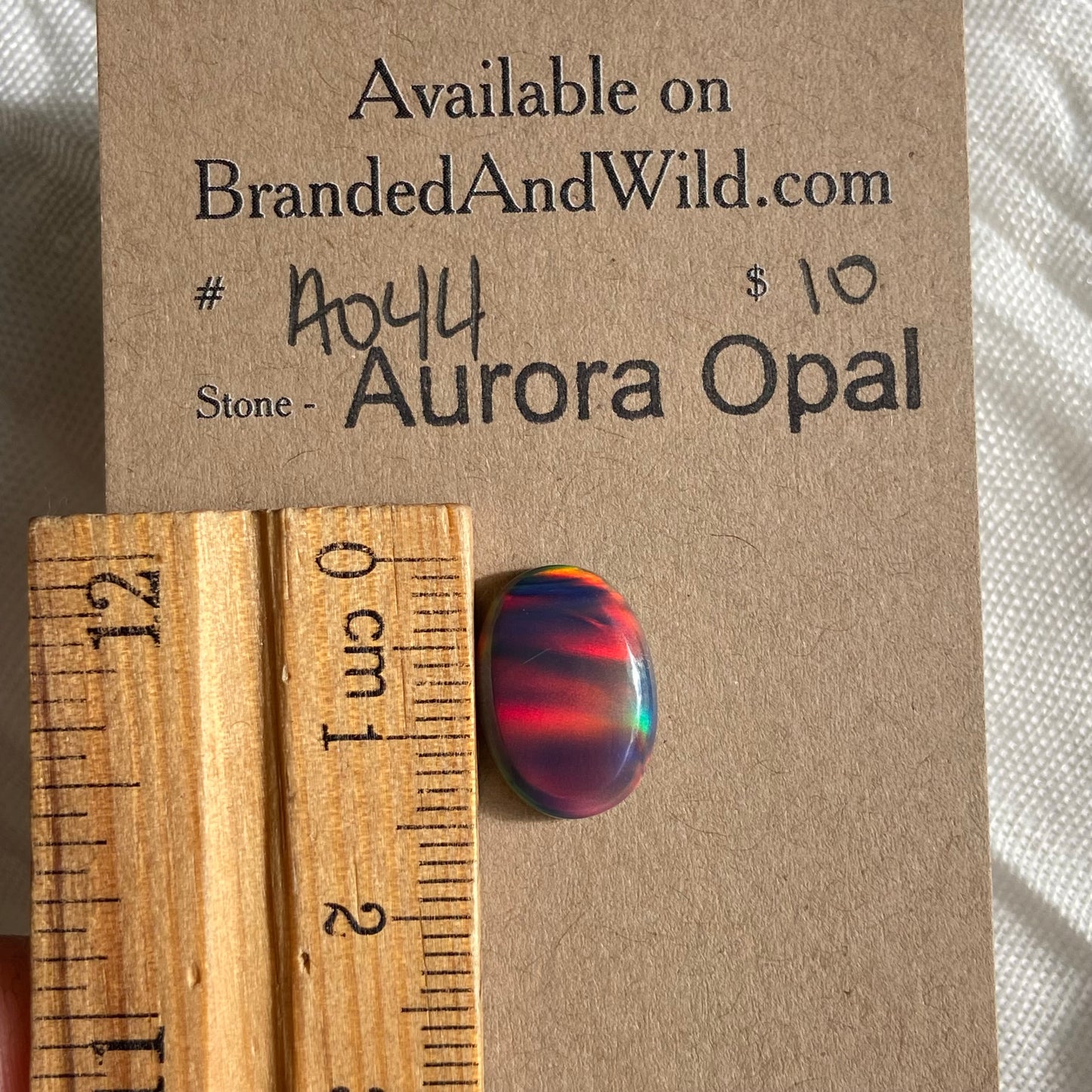 Aurora Opal Cabochon - A044 9B8350D1-45B2-4C17-BD21-5F8057A7B566 Brandedandwild.com