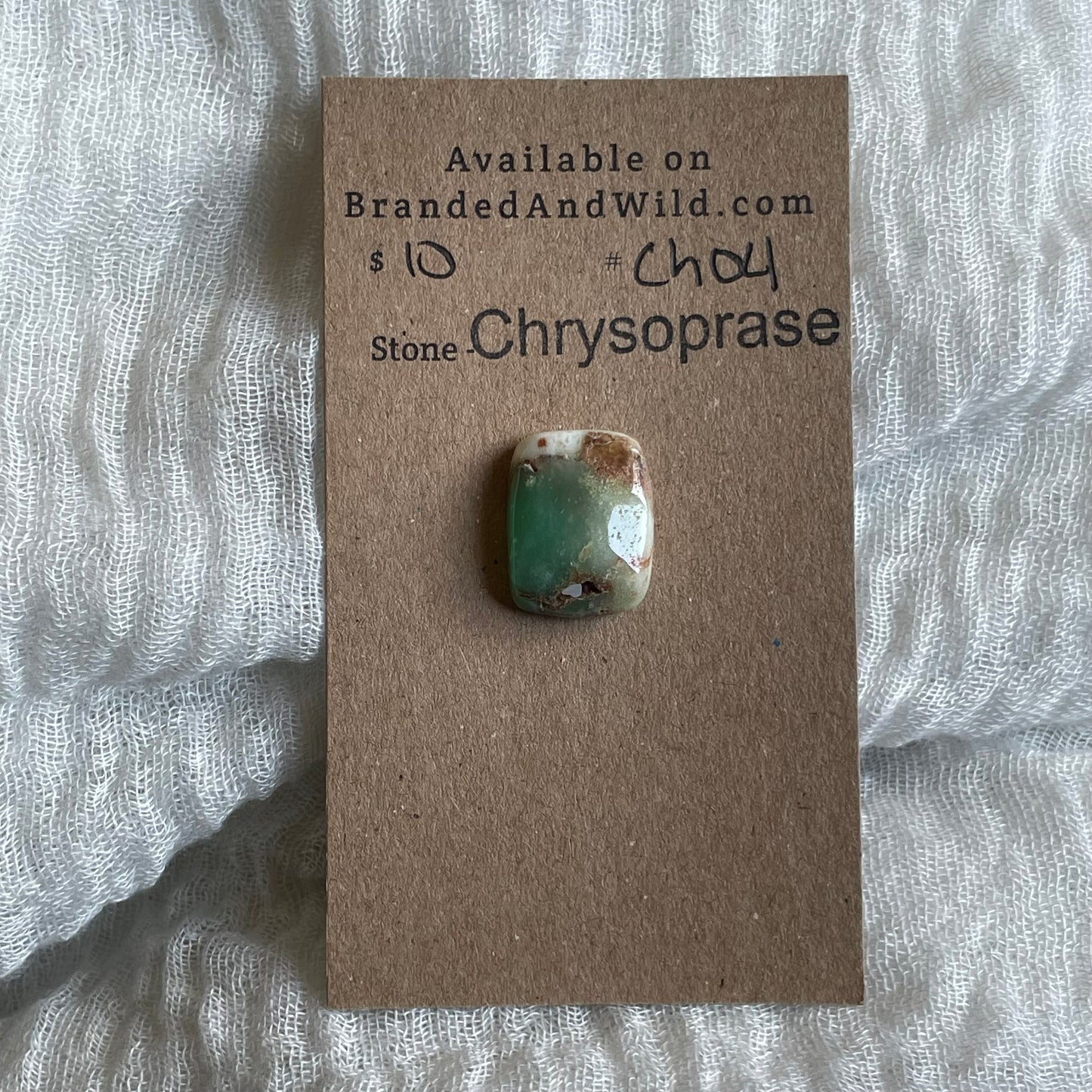 Chrysoprase Cabochon - Ch04