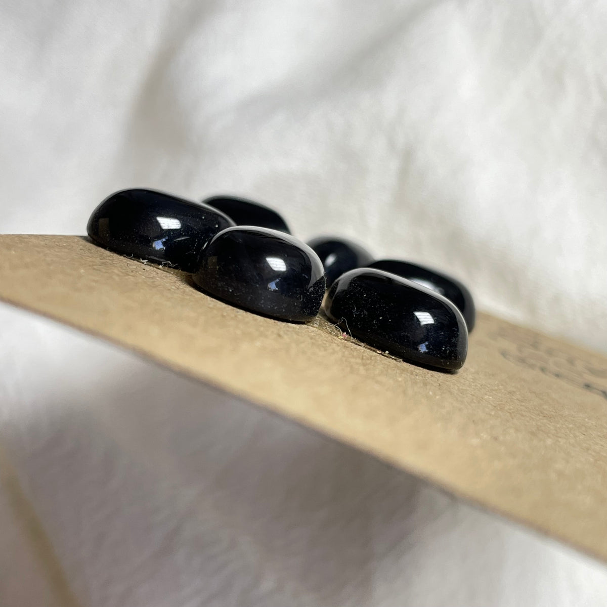 Black Onyx - Cabochon - B057 9BA5F054-F0A8-409D-8EFA-2DE5A551600E Brandedandwild.com