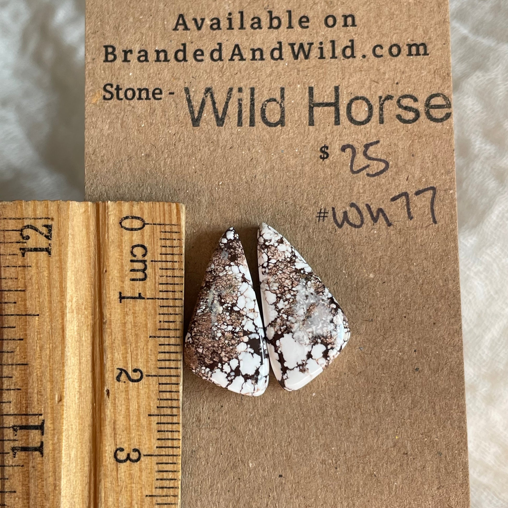 Wild Horse Cabochon - WH77 9BA60587-FD69-4293-A29E-B541F31DE92C Brandedandwild.com