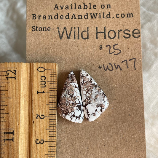 Wild Horse Cabochon - WH77 9BA60587-FD69-4293-A29E-B541F31DE92C Brandedandwild.com