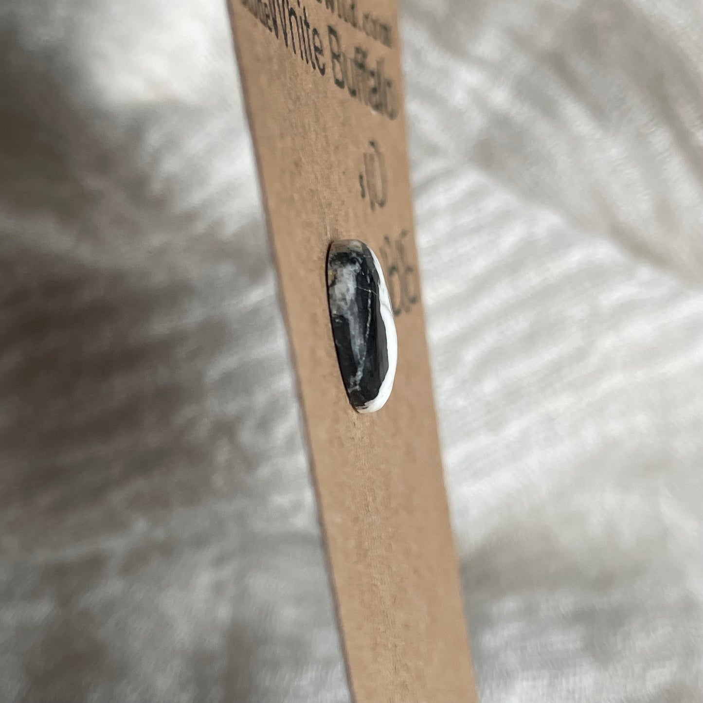 White Buffalo Cabochon - WB05 9BEAB784-FB3F-4ACA-80E0-2BF7E8D60952 Brandedandwild.com