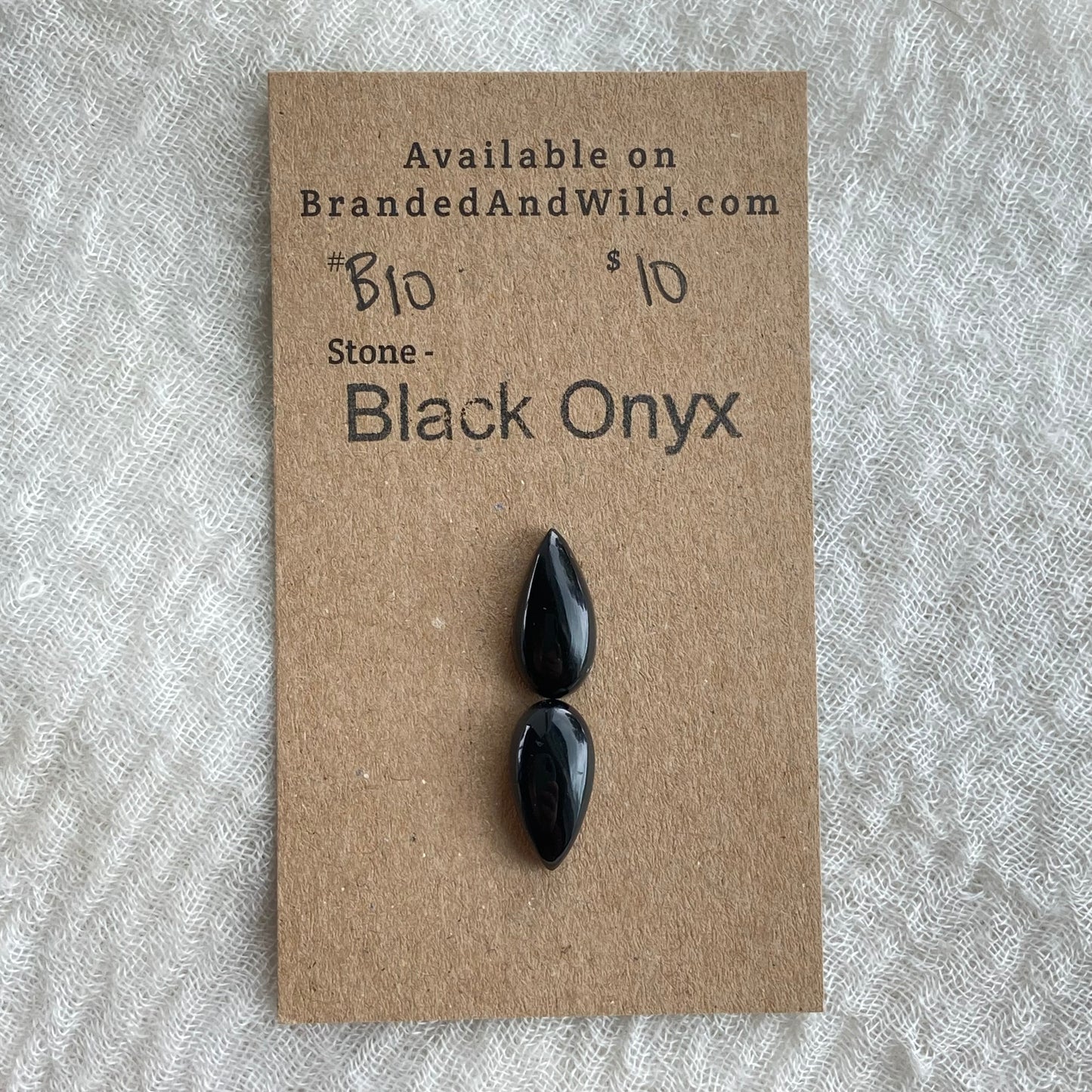 Black Onyx - Cabochon - B10