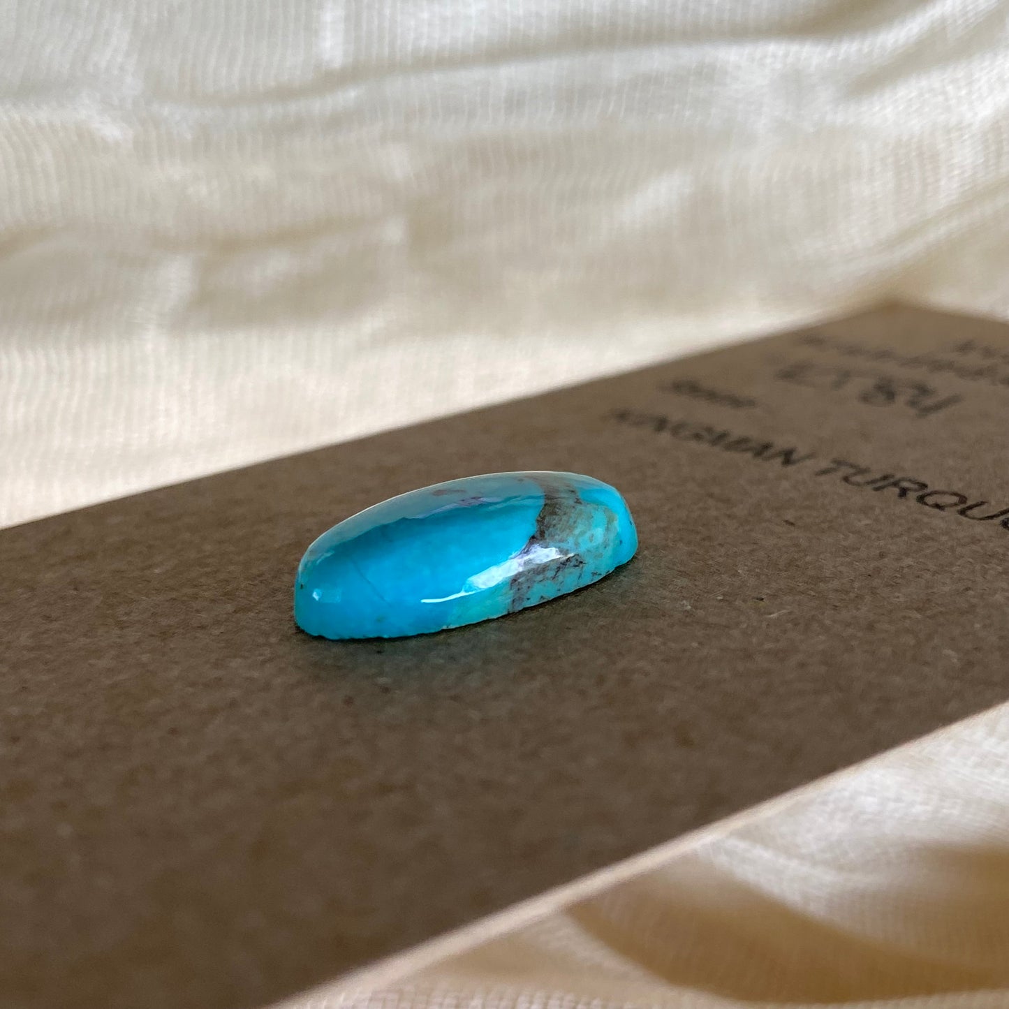 Kingman Turquoise Cabochon - KT84 9C09B8B5-6552-4F89-828C-495D29C411D9 Brandedandwild.com