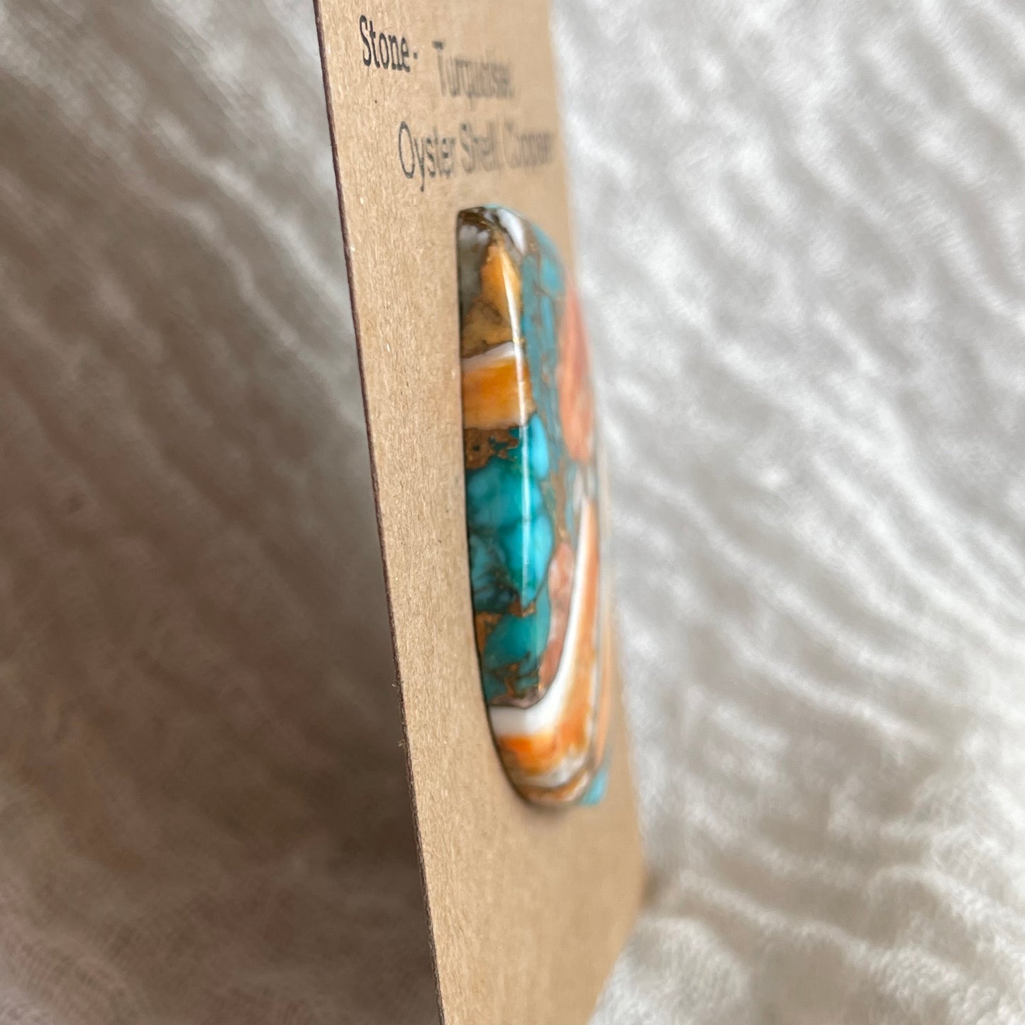 Turquoise, Oystershell, Copper Cabochon - TOC5 9C26BDFA-FCBF-4402-9934-337B6DC88599 Brandedandwild.com