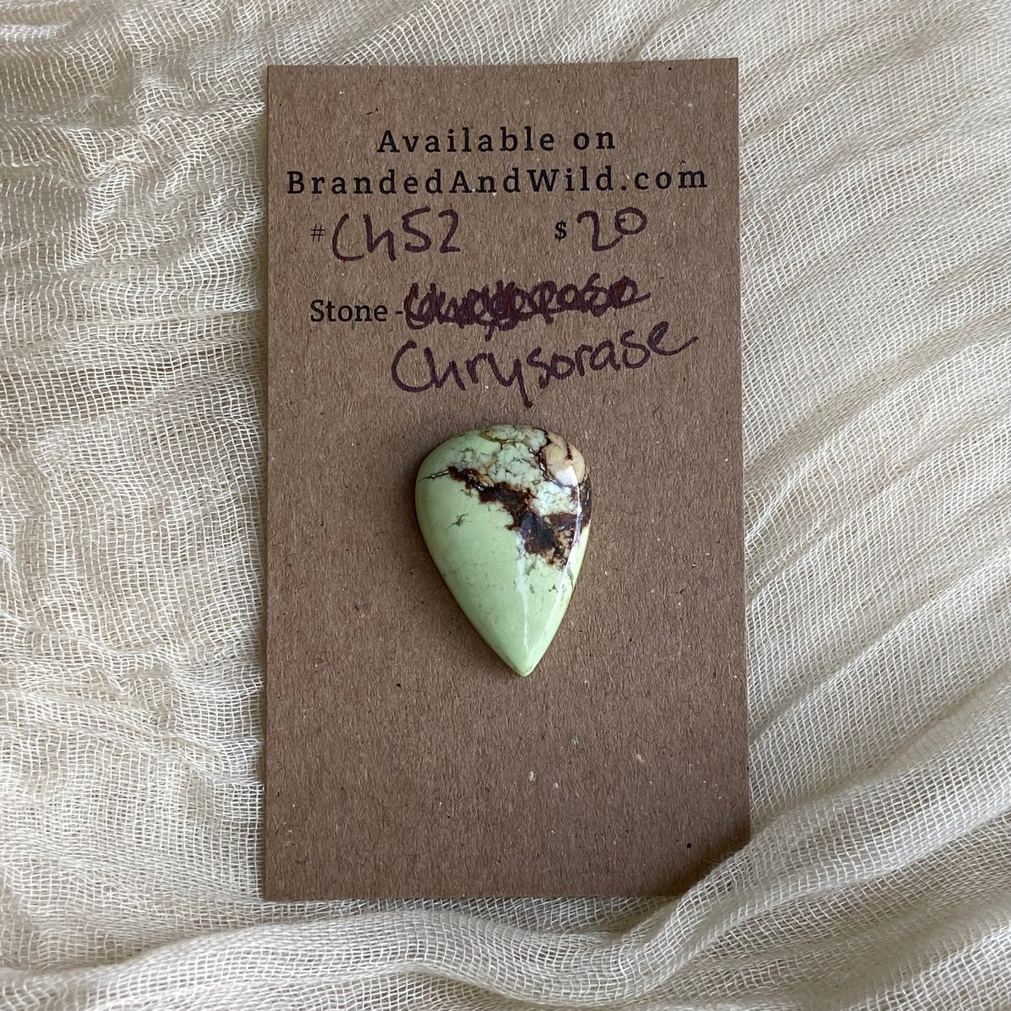 Chrysoprase Cabochon - Ch52