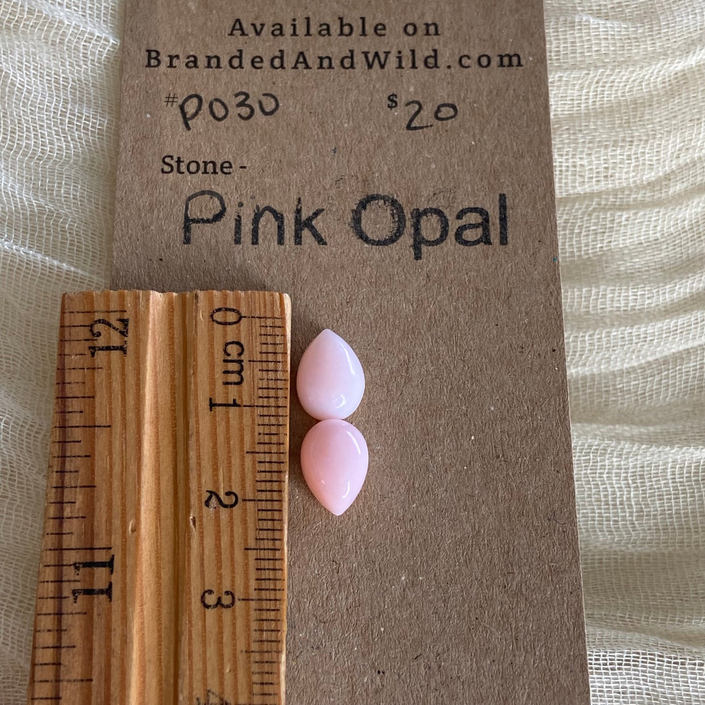 Pink Opal Cabochon - P030