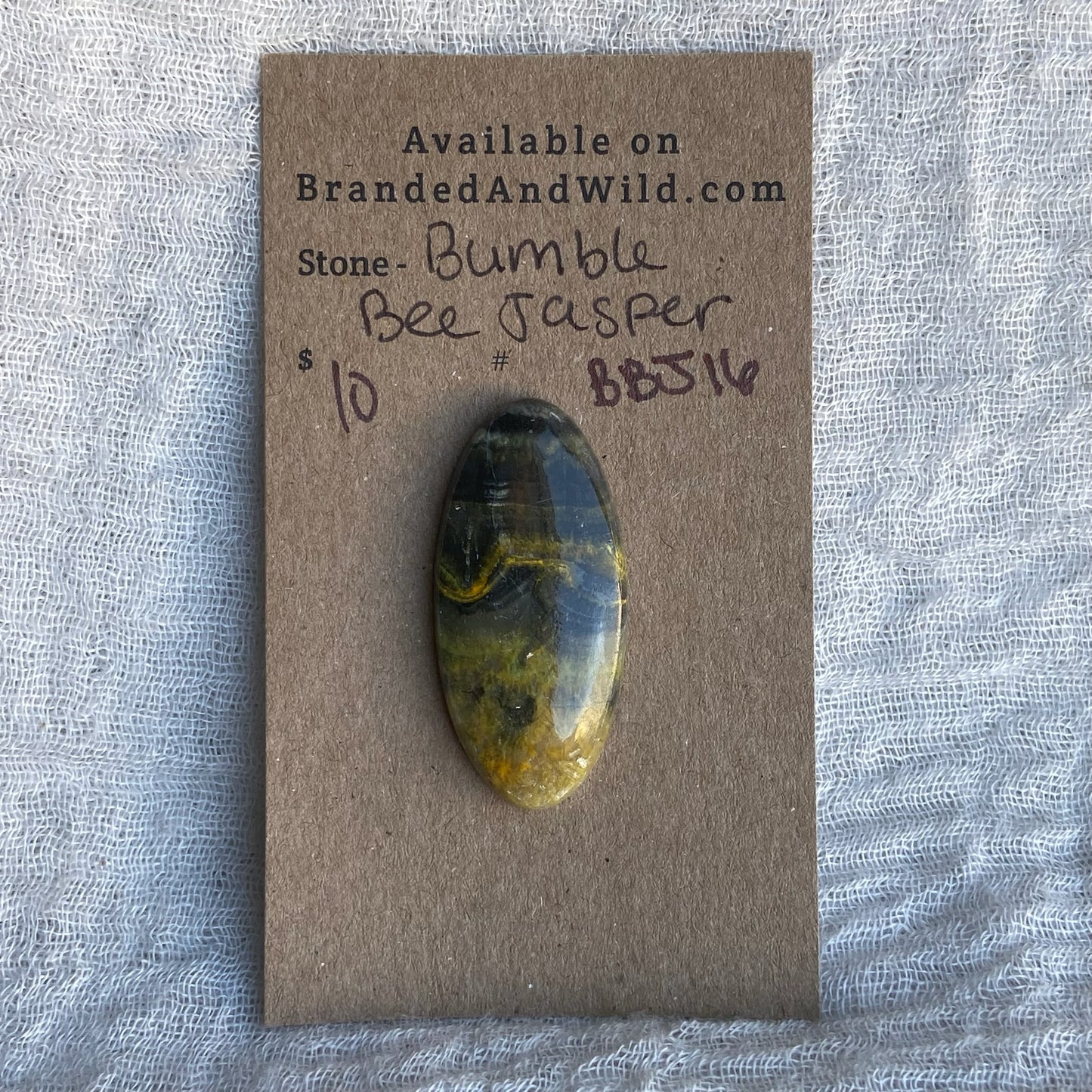 Bumblebee Jasper Cabochon - BBJ16