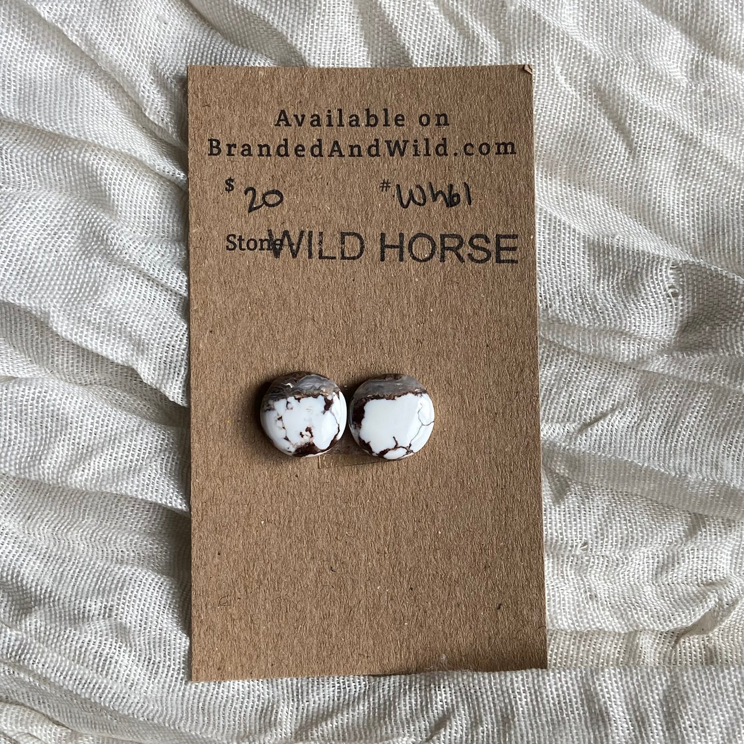 Wild Horse Cabochon - WH61 9CACC20A-1936-4103-BFA8-B578A6008145 Brandedandwild.com