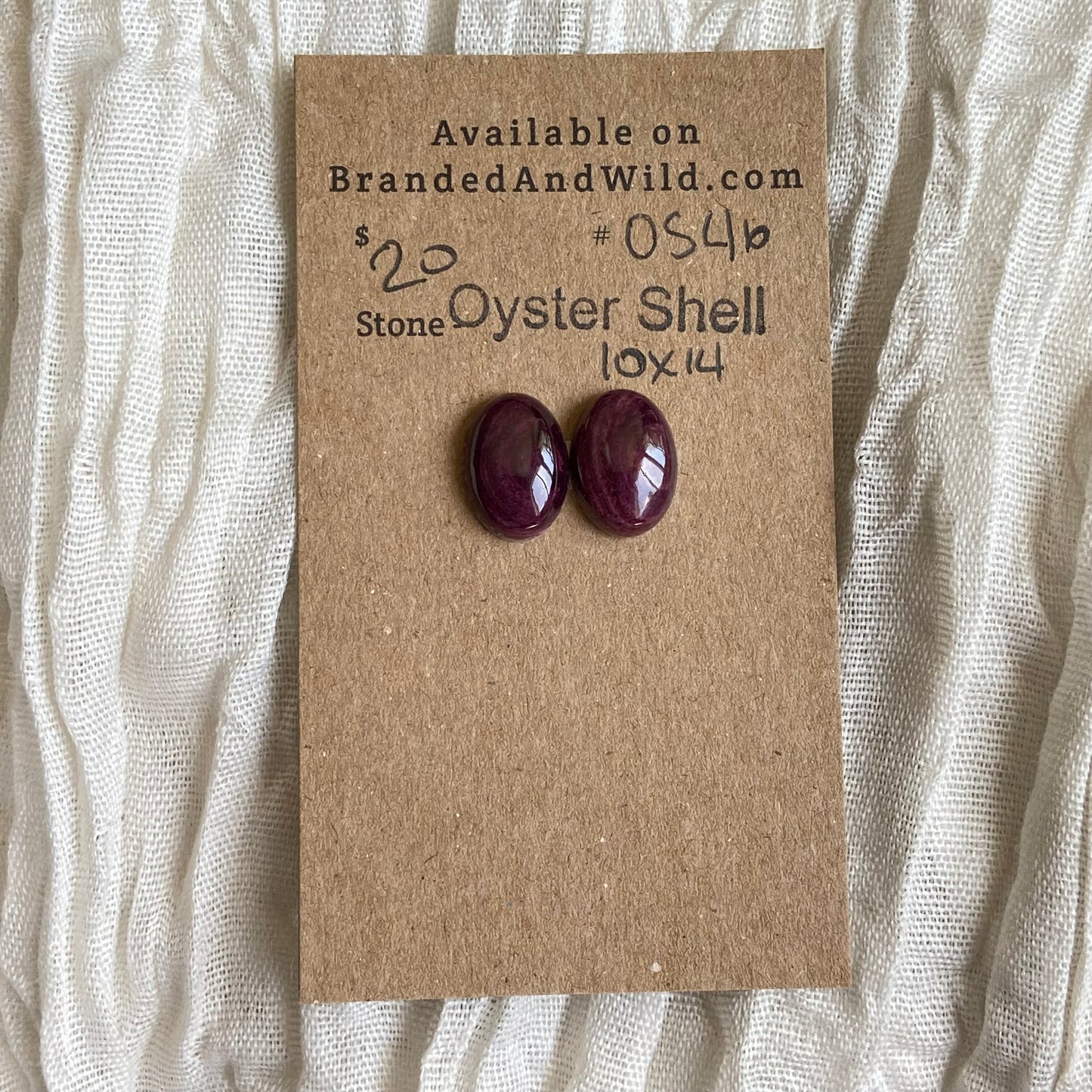 Oyster Shell Cabochon - OS46