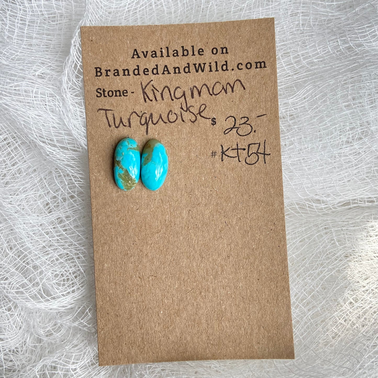 Kingman Turquoise (composite) Cabochon - KT54