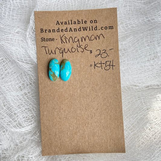 Kingman Turquoise (composite) Cabochon - KT54