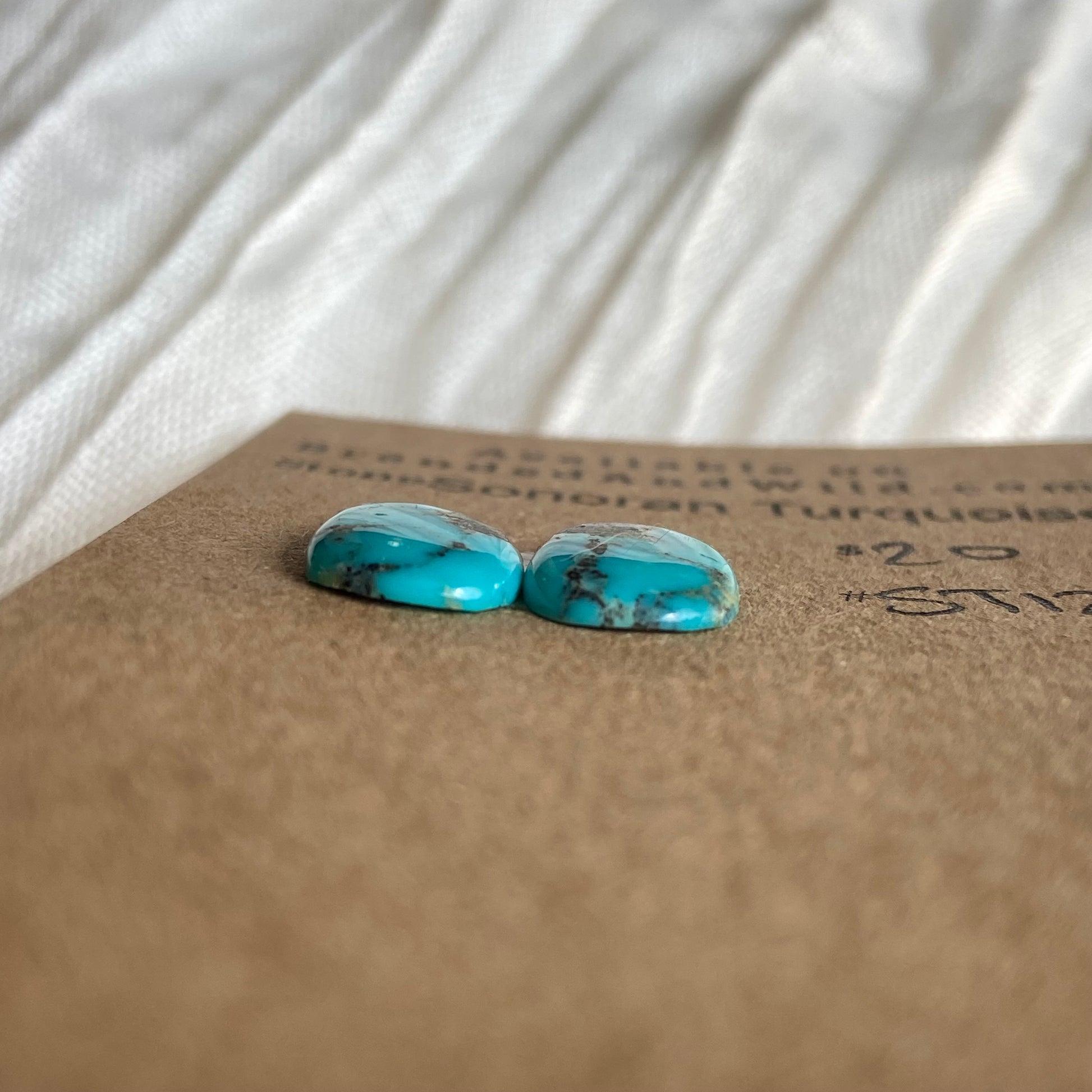 Sonoran Turquoise Cabochon - ST124 9CBB7C40-530B-47BC-9B2E-14B744D2E90A Brandedandwild.com