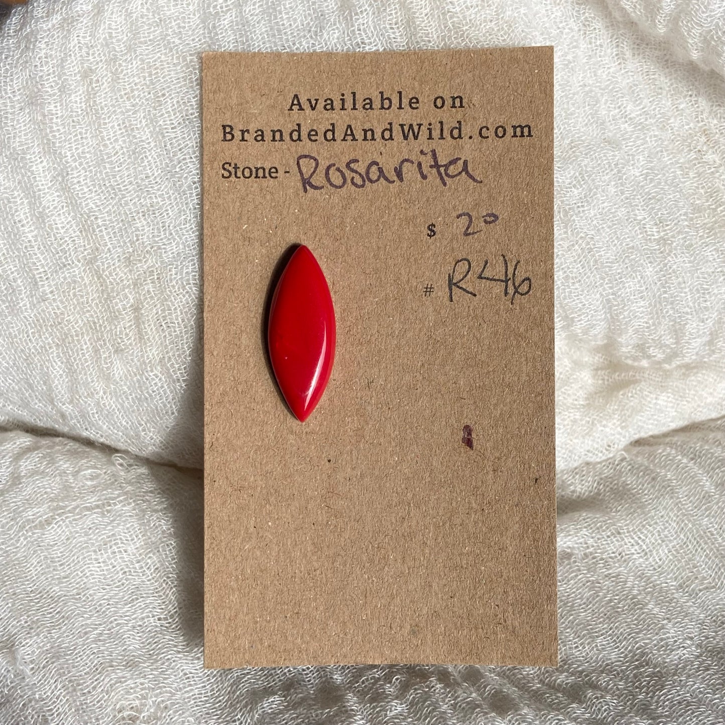 Rosarita - Cabochon - R46 9CE9A215-3A7E-49C7-93BD-95A82040CD3D Brandedandwild.com