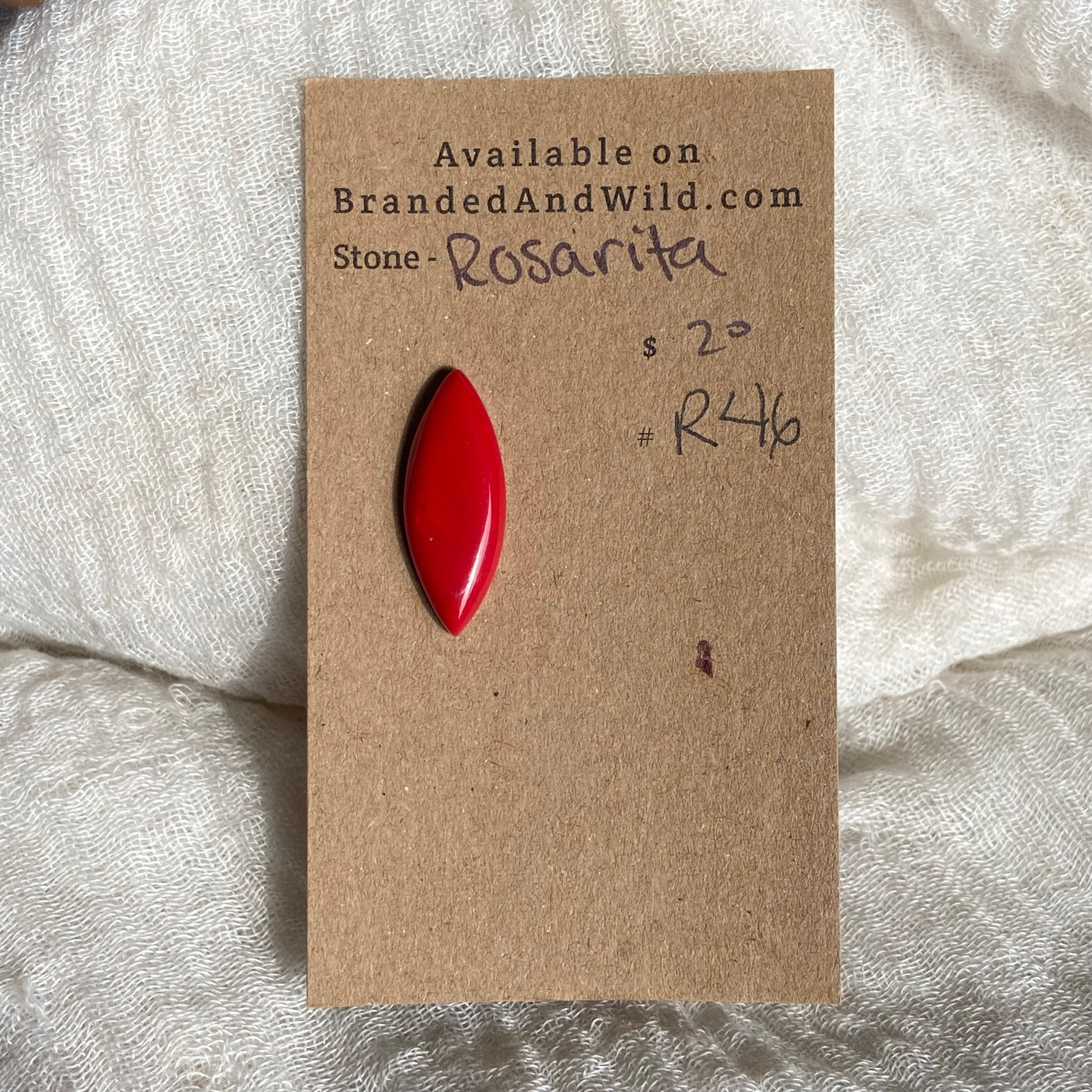 Rosarita - Cabochon - R46 9CE9A215-3A7E-49C7-93BD-95A82040CD3D Brandedandwild.com