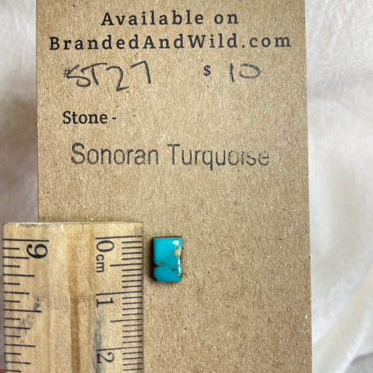 Sonoran Turquoise Cabochon - ST27 9D029E6B-DE0A-4109-8543-827A2F65DC45 Brandedandwild.com