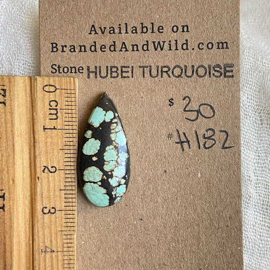 Hubei Turquoise Cabochon - H182 9D0E8ADD-00EC-4E37-84D7-4332F9B3EB15 Brandedandwild.com