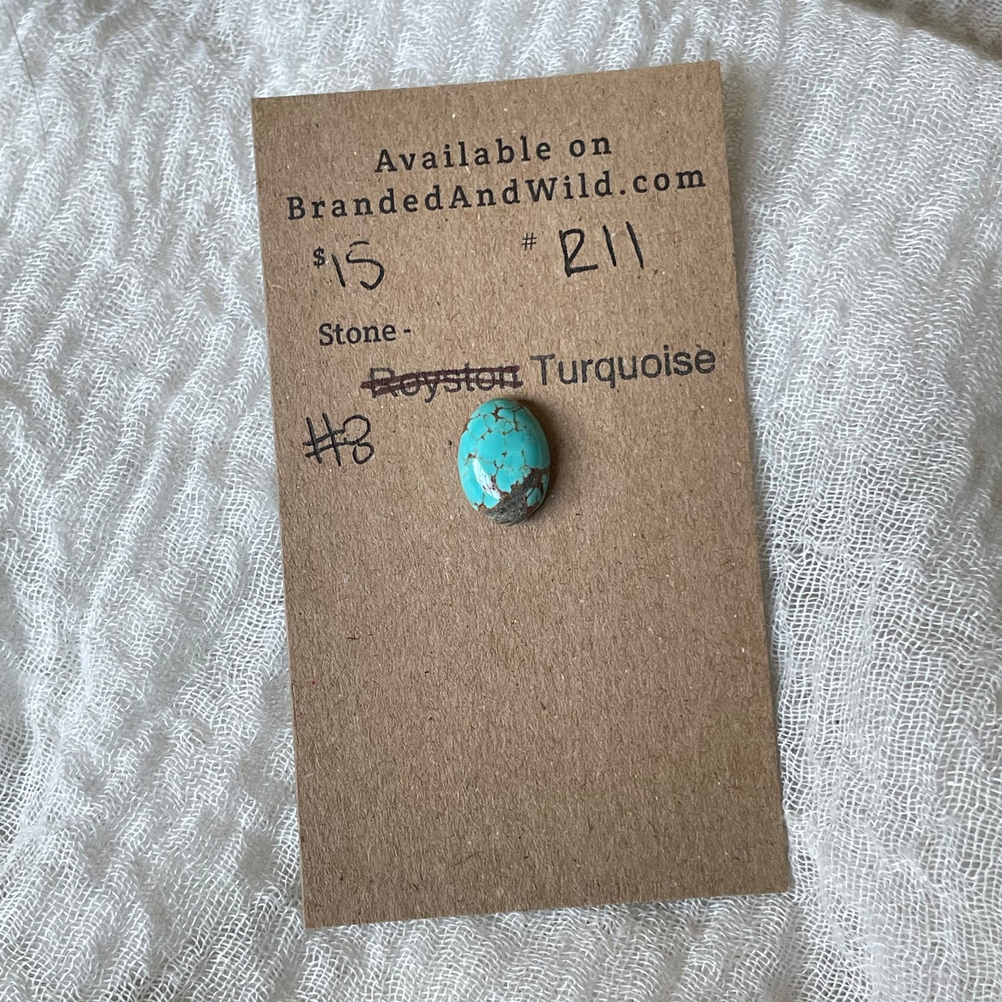 #8 Turquoise Cabochon - R11 9D558490-AA29-46DA-BDF0-3DE218EE27E8 Brandedandwild.com