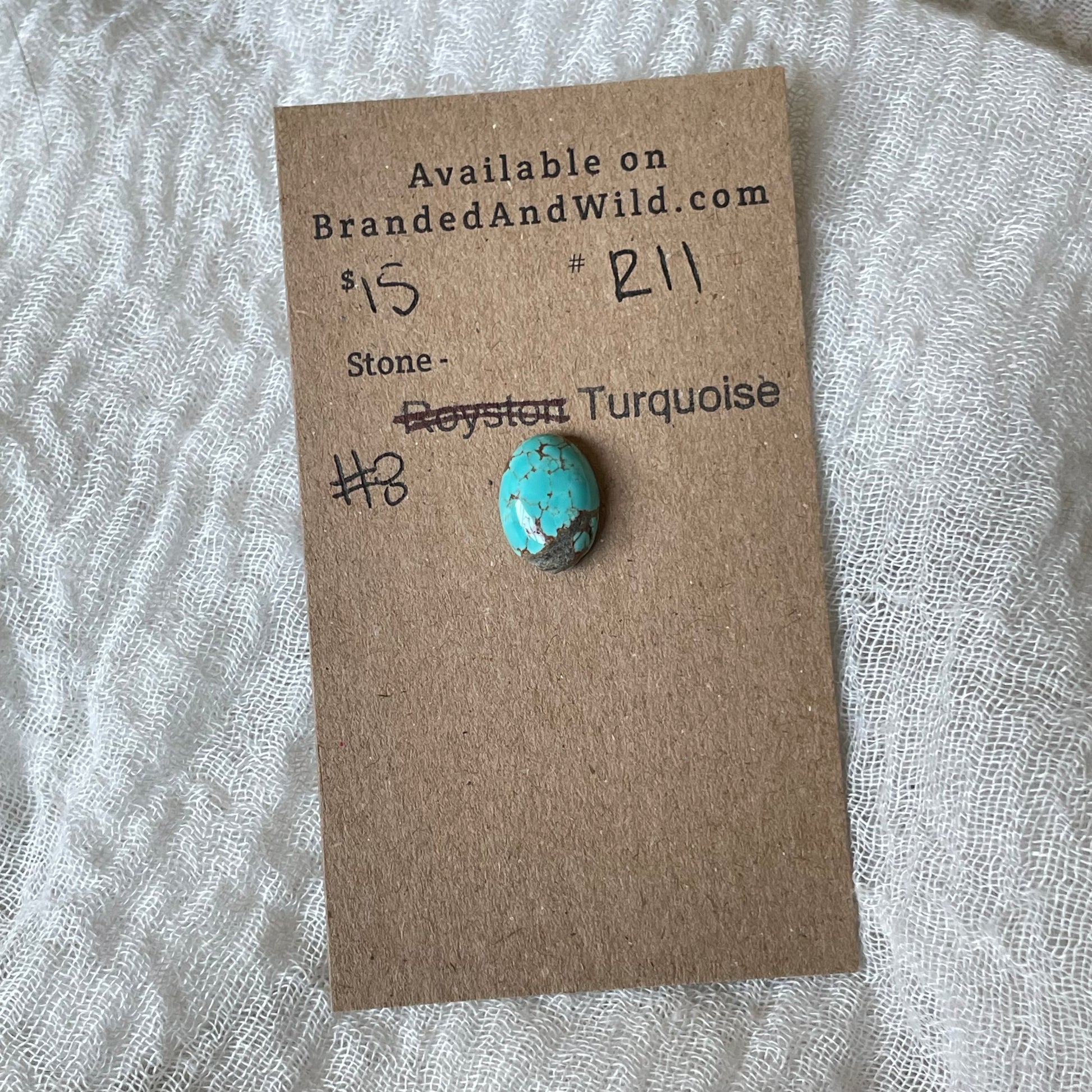 #8 Turquoise Cabochon - R11 9D558490-AA29-46DA-BDF0-3DE218EE27E8 Brandedandwild.com