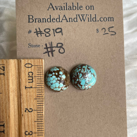#8 Turquoise Cabochon - #819 9D93E409-A0F9-4E5C-BC1F-4EC3ADE1CEC7 Brandedandwild.com