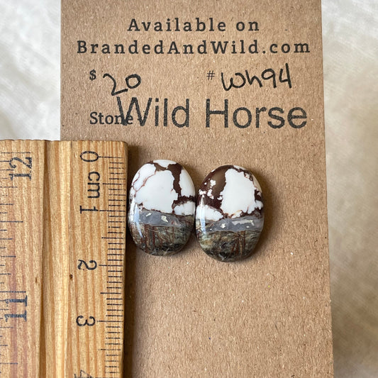 Wild Horse Cabochon - WH94 9D9B0C28-38D5-491E-A349-CC4EE5F6E4C9 Brandedandwild.com