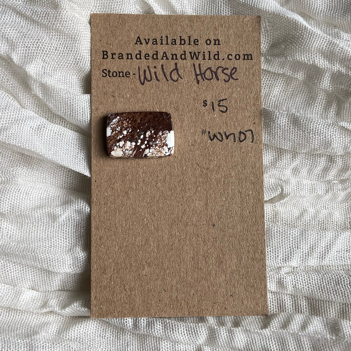 Wild Horse Cabochon - WH07 9DA4C9A6-472F-4B2E-B6D8-4D4EFBCAA5C8 Brandedandwild.com