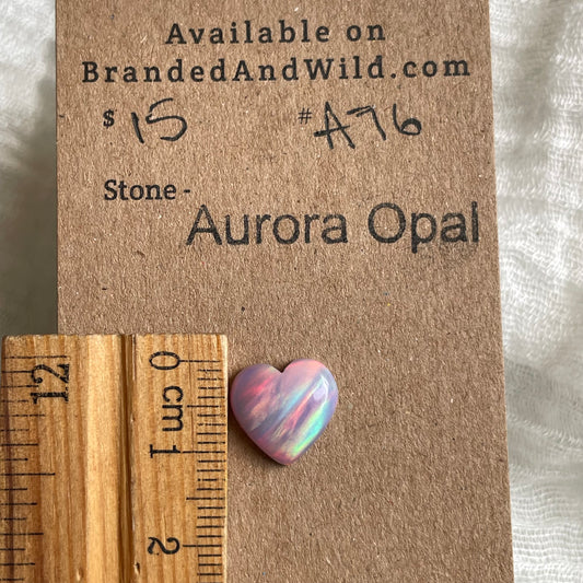 Aurora Opal Cabochon - A76 9DD7CC4C-0FBC-43A5-8219-13CFF3946FC3 Brandedandwild.com