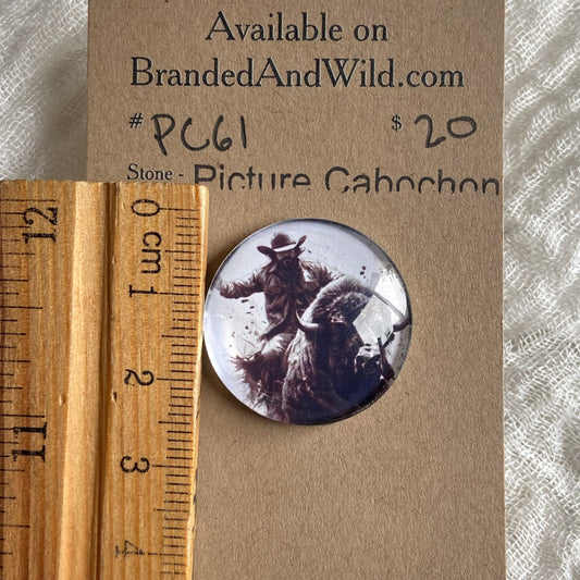 Picture Cabochon - Cabochon - PC61 9DDB56CD-6835-4CEB-92D7-44EC003B9B23 Brandedandwild.com