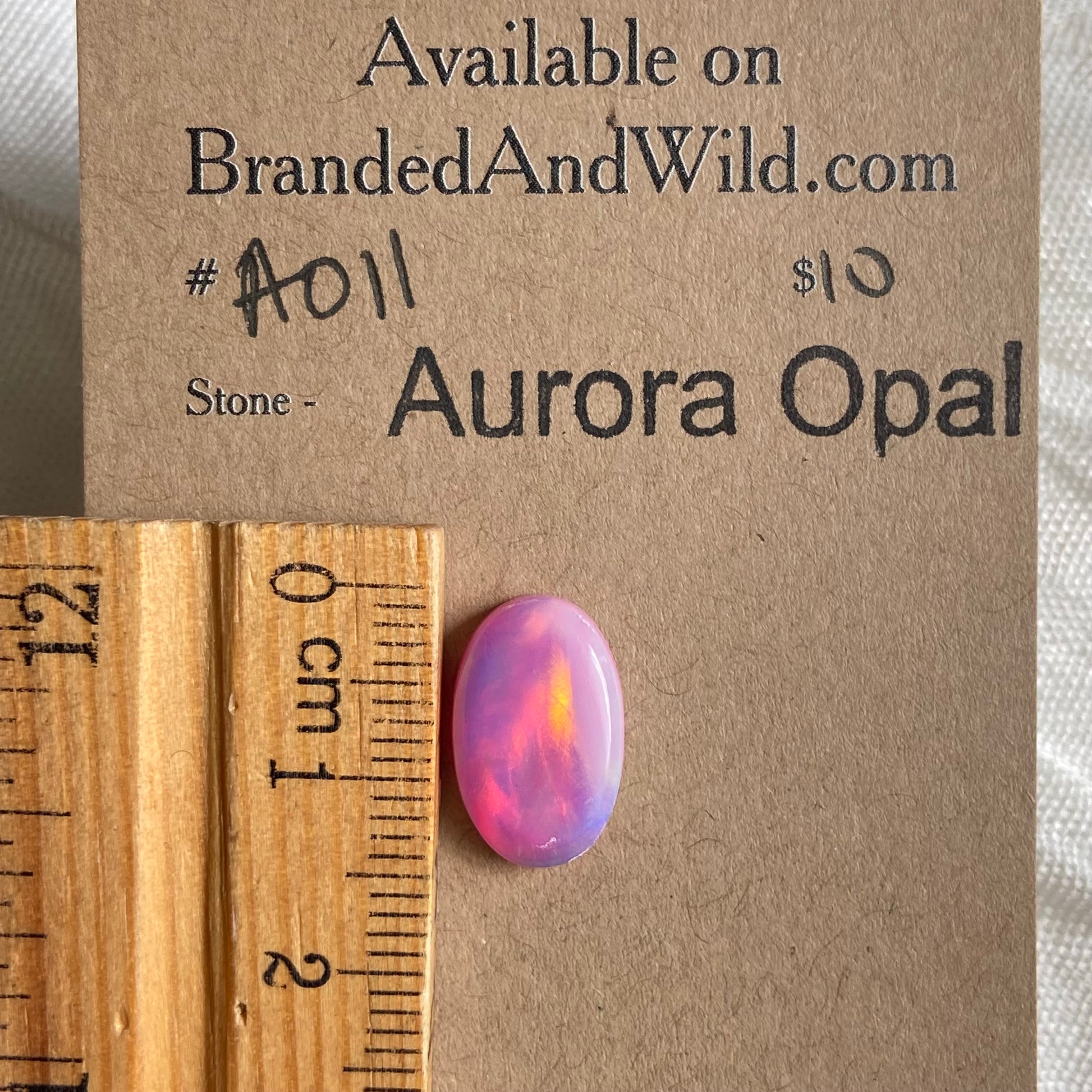 Aurora Opal Cabochon - A011 9DED4CEC-177D-496E-89E8-6F3ABDC10C50 Brandedandwild.com