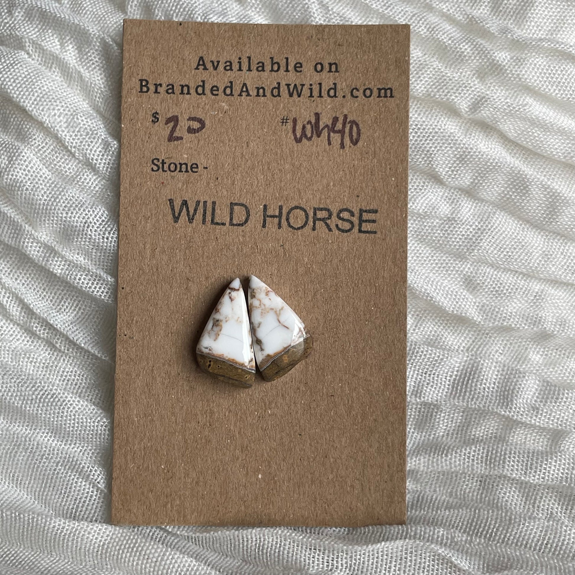 Wild Horse Cabochon - WH40 9E28F51A-CA67-4FB6-83BA-D41F6772A059 Brandedandwild.com