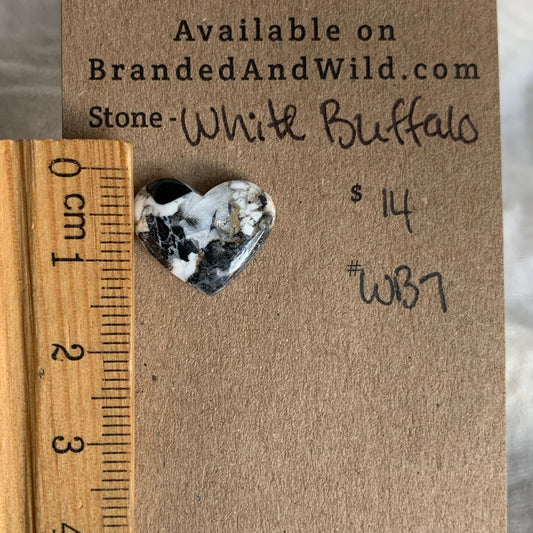 White Buffalo Cabochon - WB7