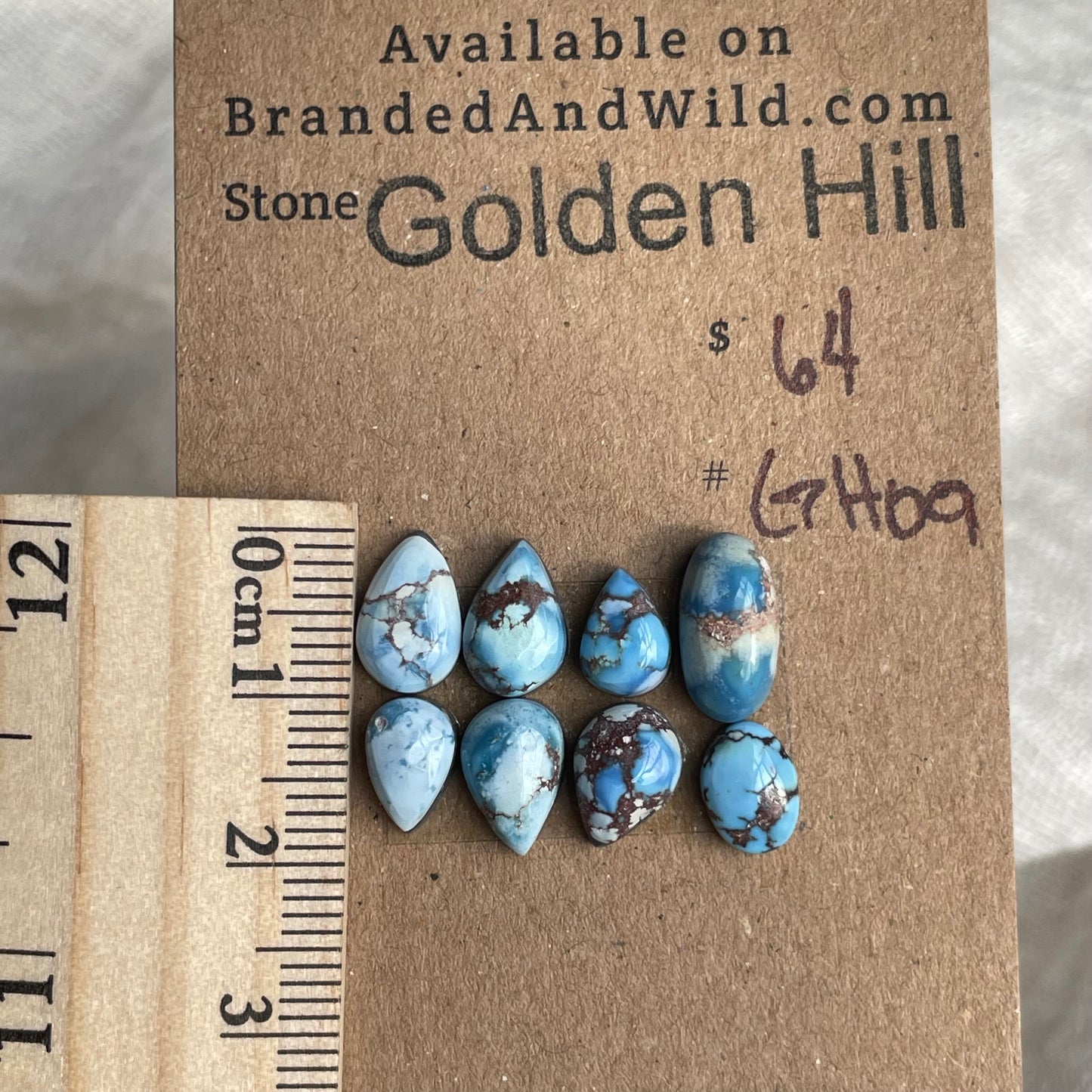 Golden Hill Turquoise Cabochon - GH09