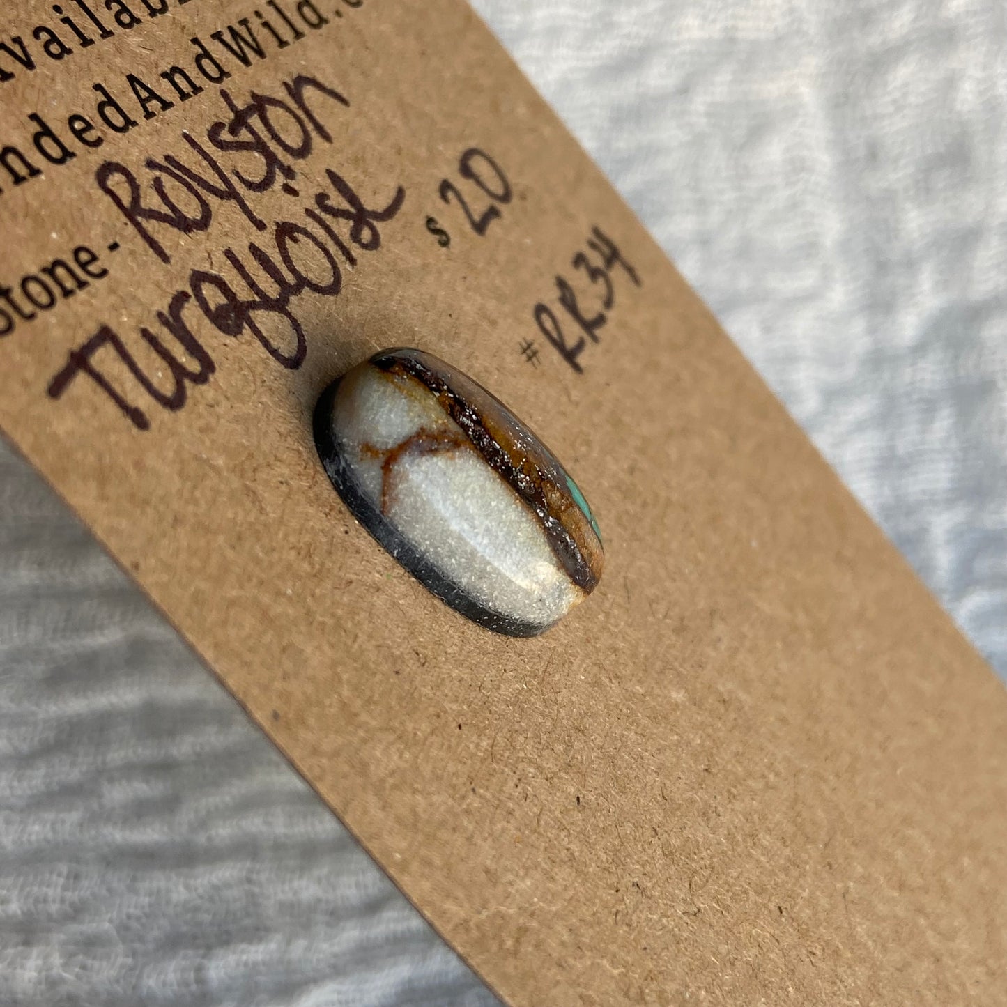 Royston Ribbon Turquoise Cabochon RR34
