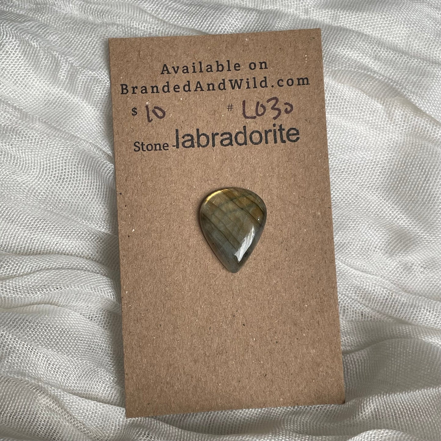 Labradorite Cabochon - L030 9E9C265B-235D-4AA1-97B2-4631588029DD Brandedandwild.com