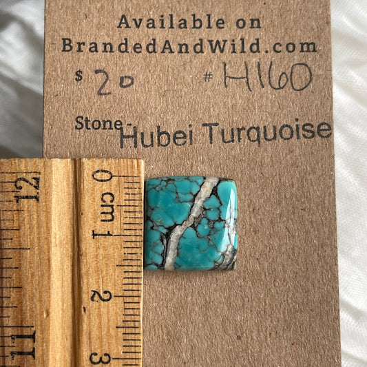Hubei Turquoise Cabochon - H160 9EB2F1B4-9E00-4907-997F-D147451F3DA0 Brandedandwild.com