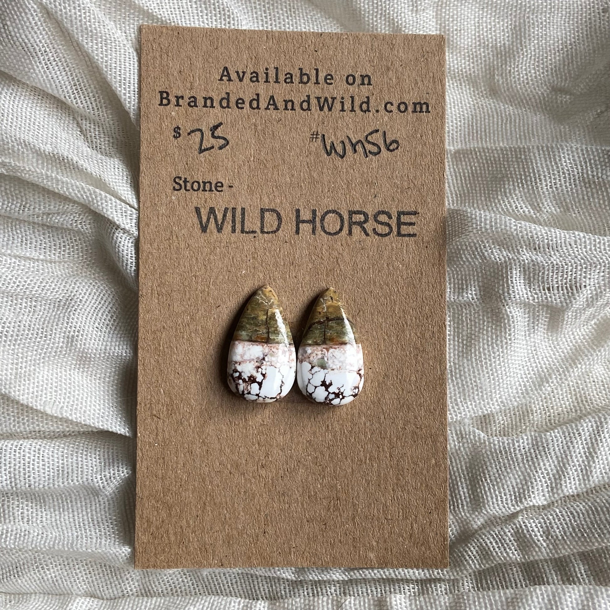 Wild Horse Cabochon - WH56 9EB70AB0-6156-4FE0-866E-4D0ABB7D3719 Brandedandwild.com