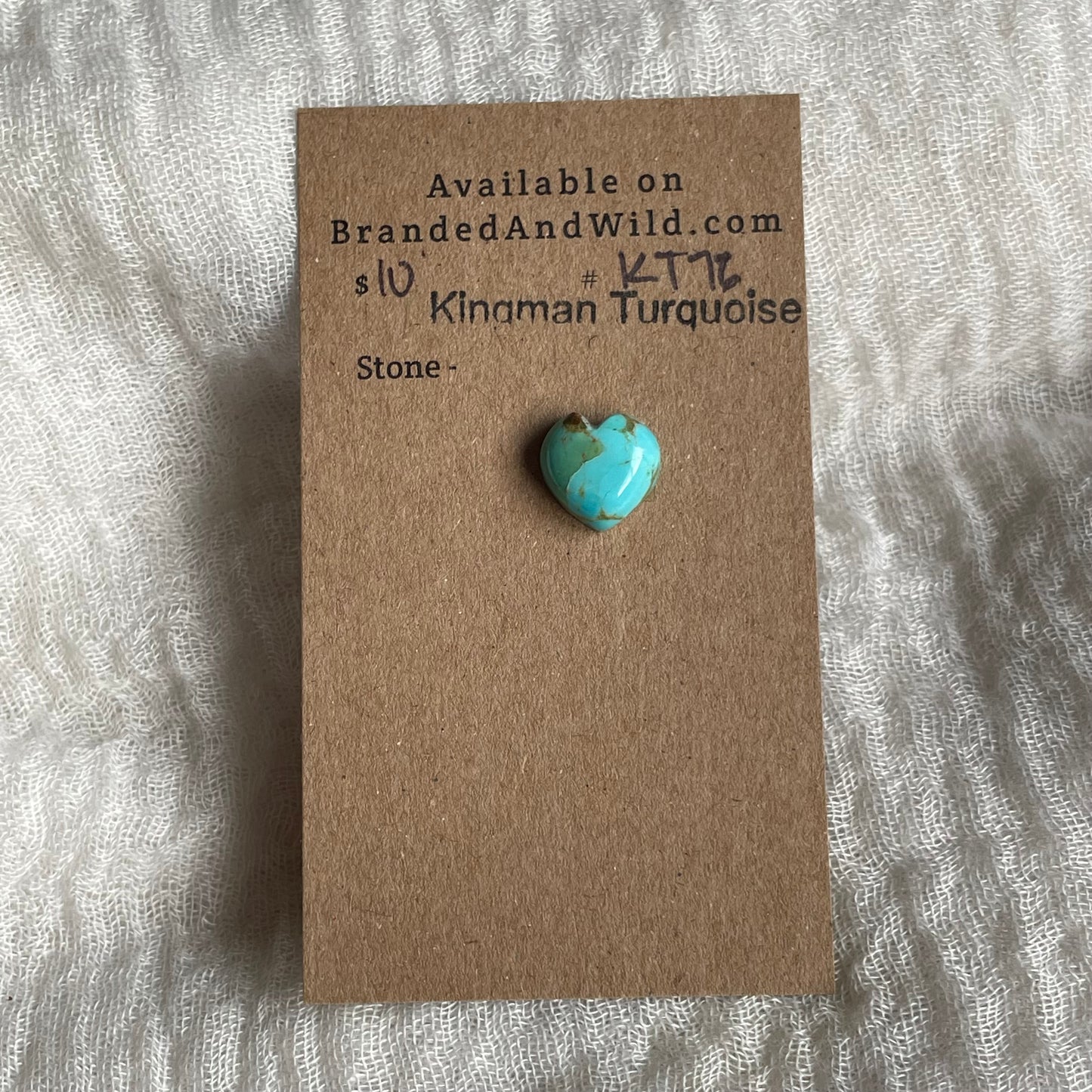 Kingman Turquoise Cabochon - KT76 9EC59EEE-7BEA-4CE7-A9C3-AE214AB4311F Brandedandwild.com