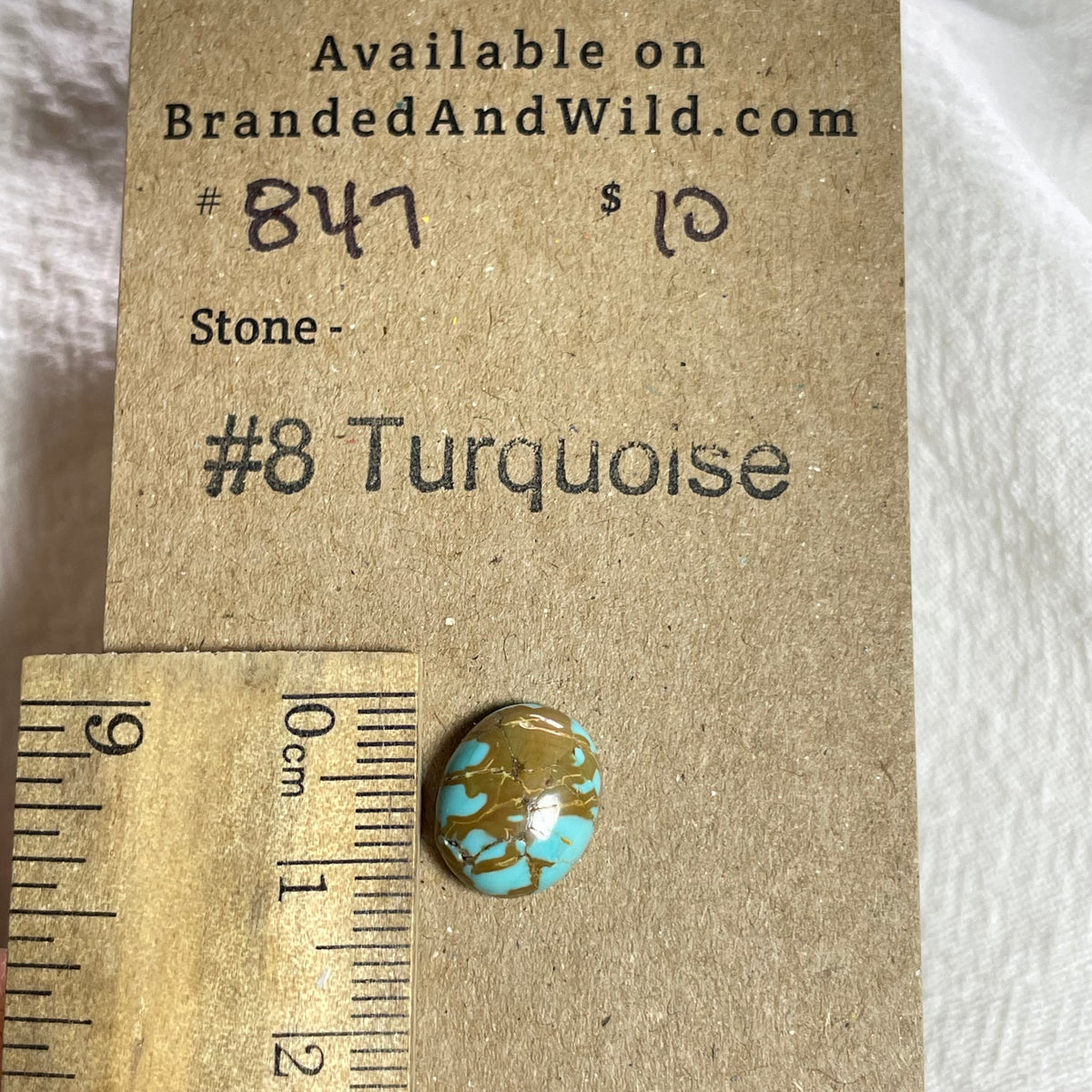 #8 Turquoise Cabochon - #847