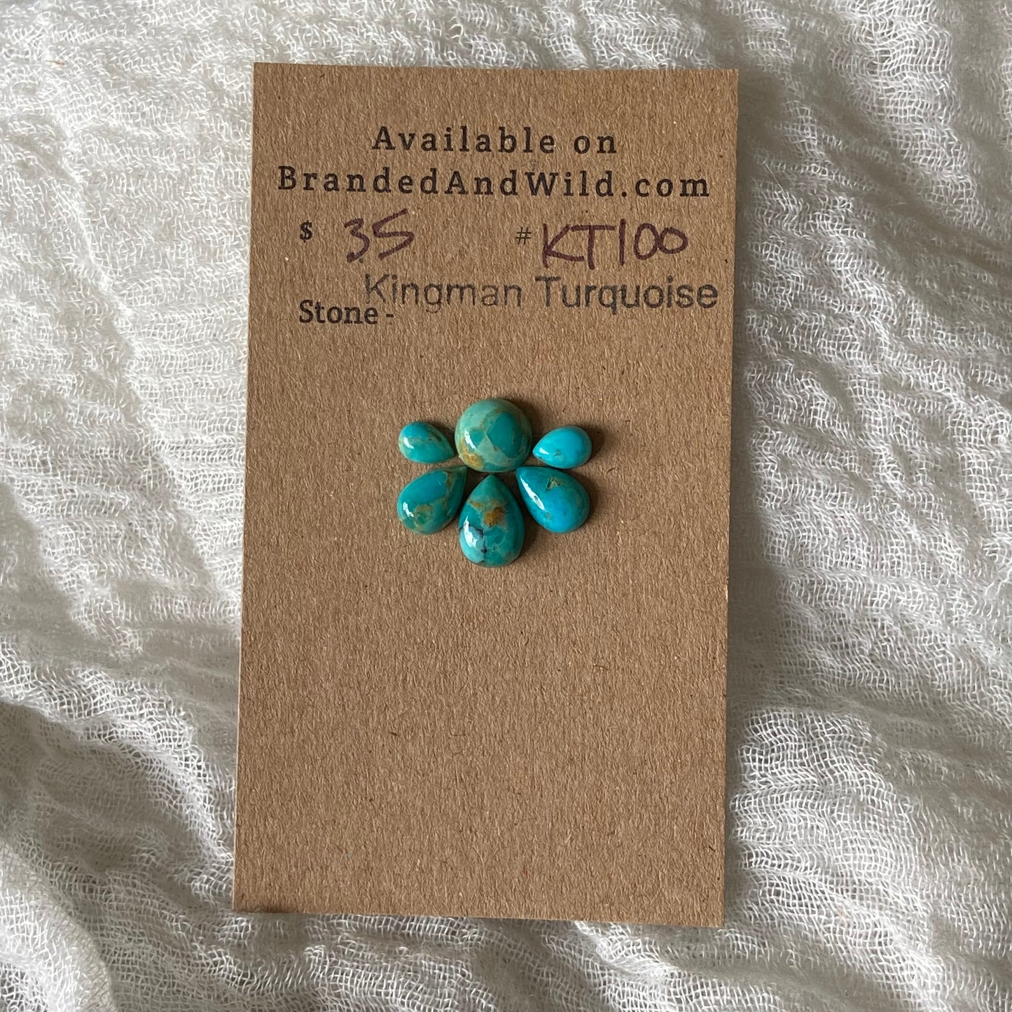 Kingman Turquoise Cabochon - KT100