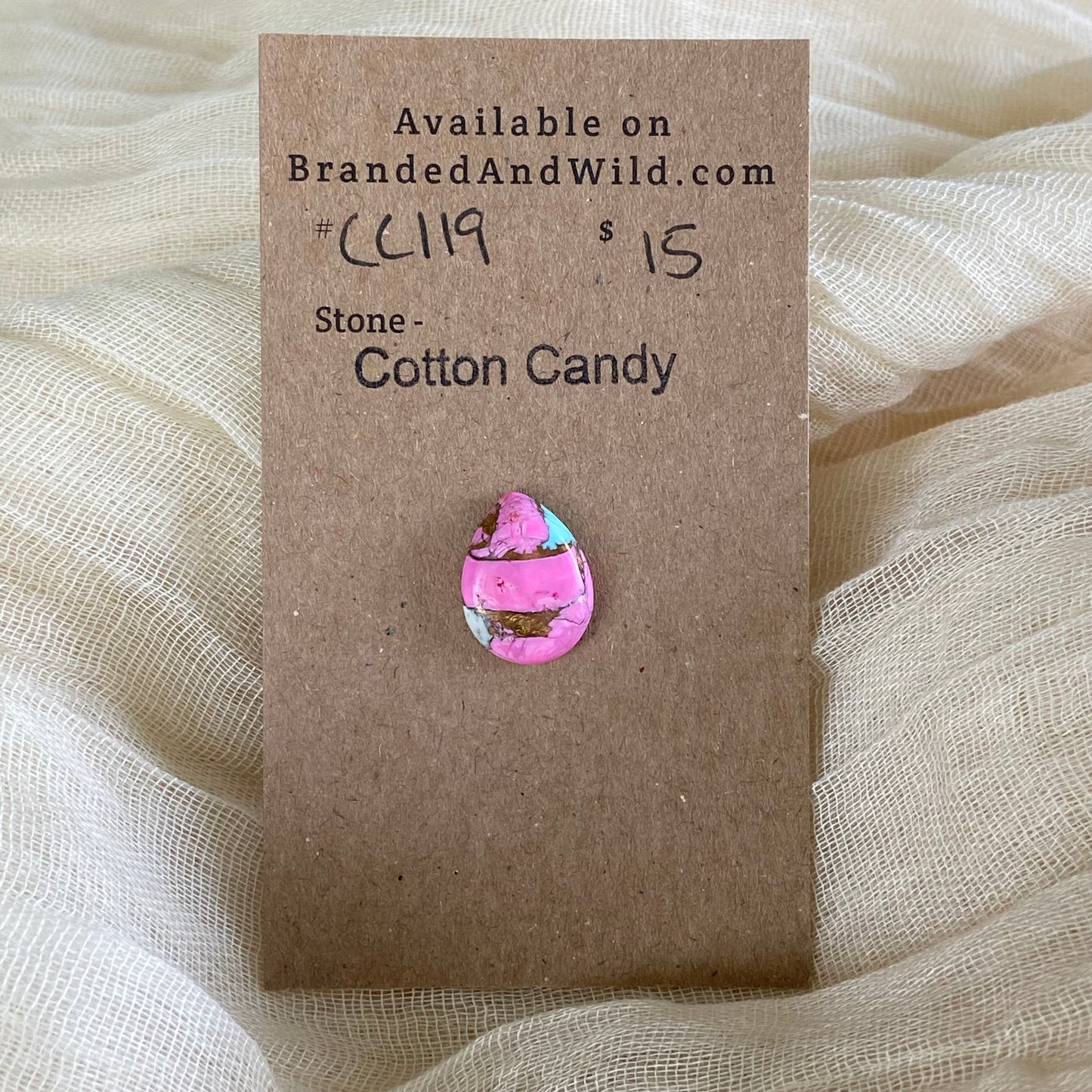 Cotton Candy Cabochon - CC119 9EEFE3AF-A4F5-4AB1-9934-E2F310E73ACA Brandedandwild.com