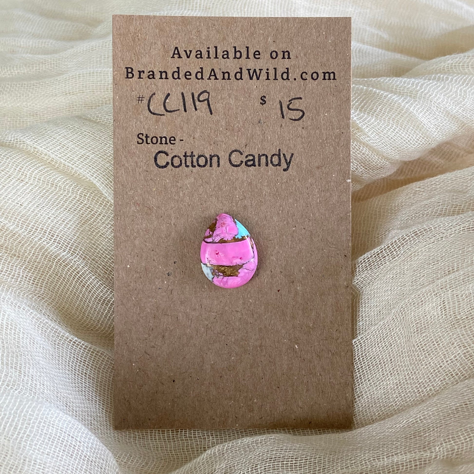 Cotton Candy Cabochon - CC119 9EEFE3AF-A4F5-4AB1-9934-E2F310E73ACA Brandedandwild.com