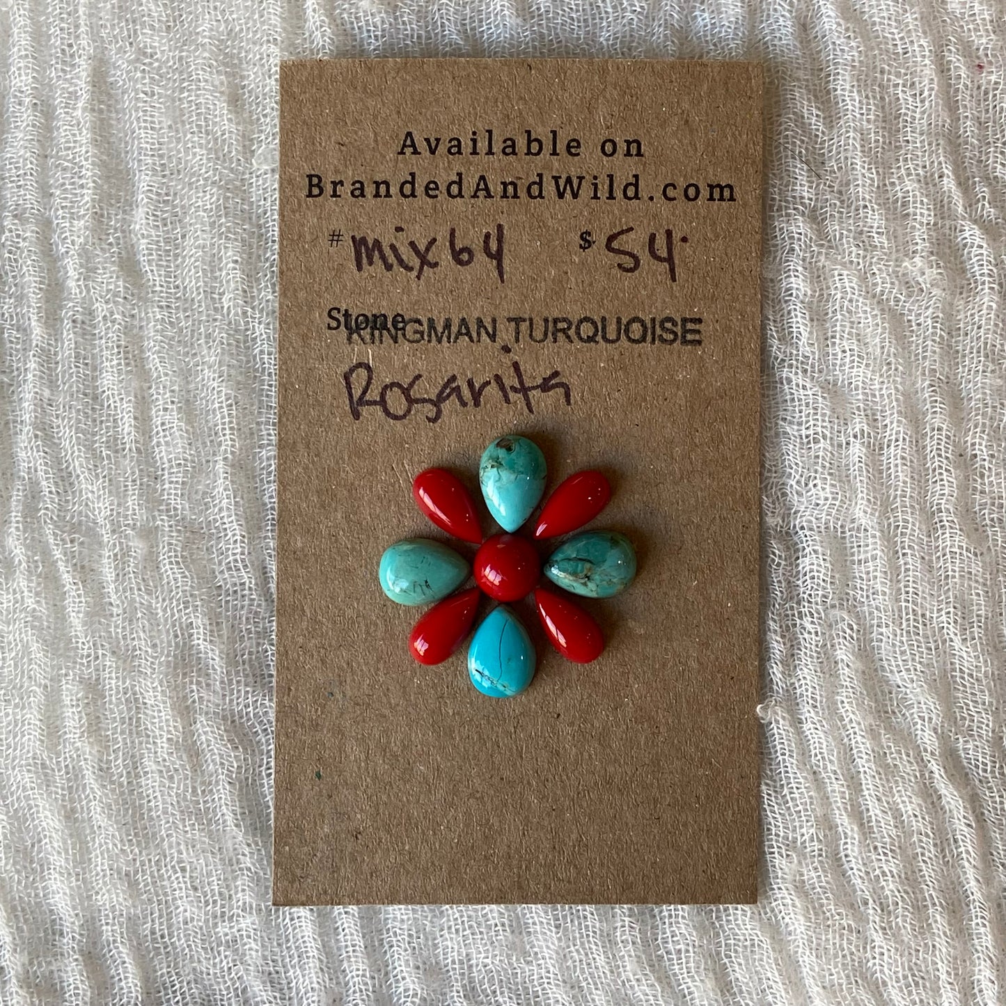 Rosarita / Kingman Cabochon - MIX64