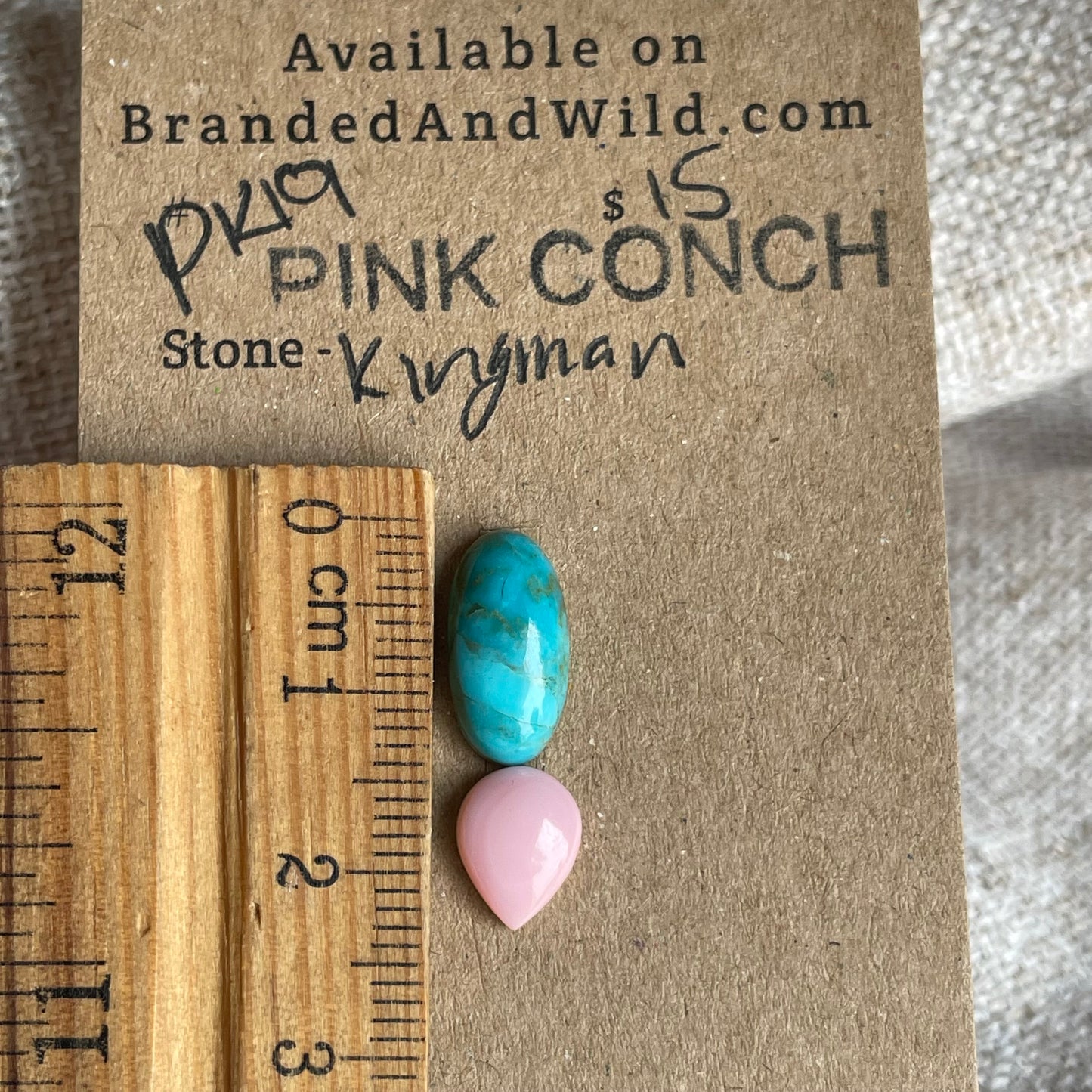Pink Conch / Kingman Cabochon - PK19