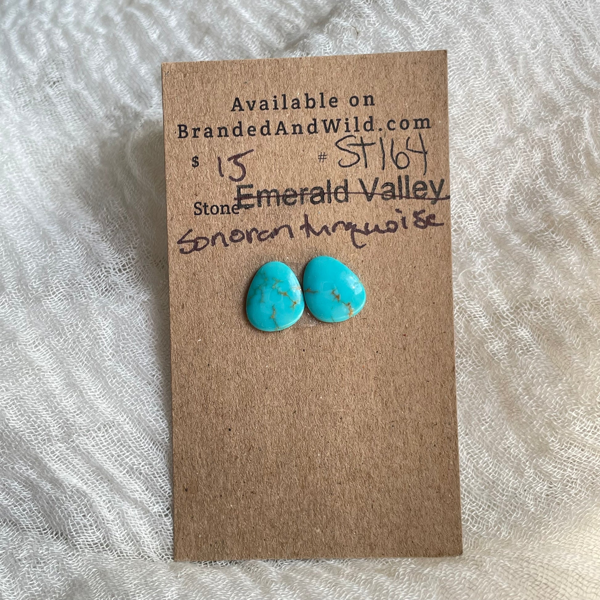 Sonoran Turquoise Cabochon - ST164 9F46C384-2BC6-46B2-AFE9-DEB93C2B07F2 Brandedandwild.com