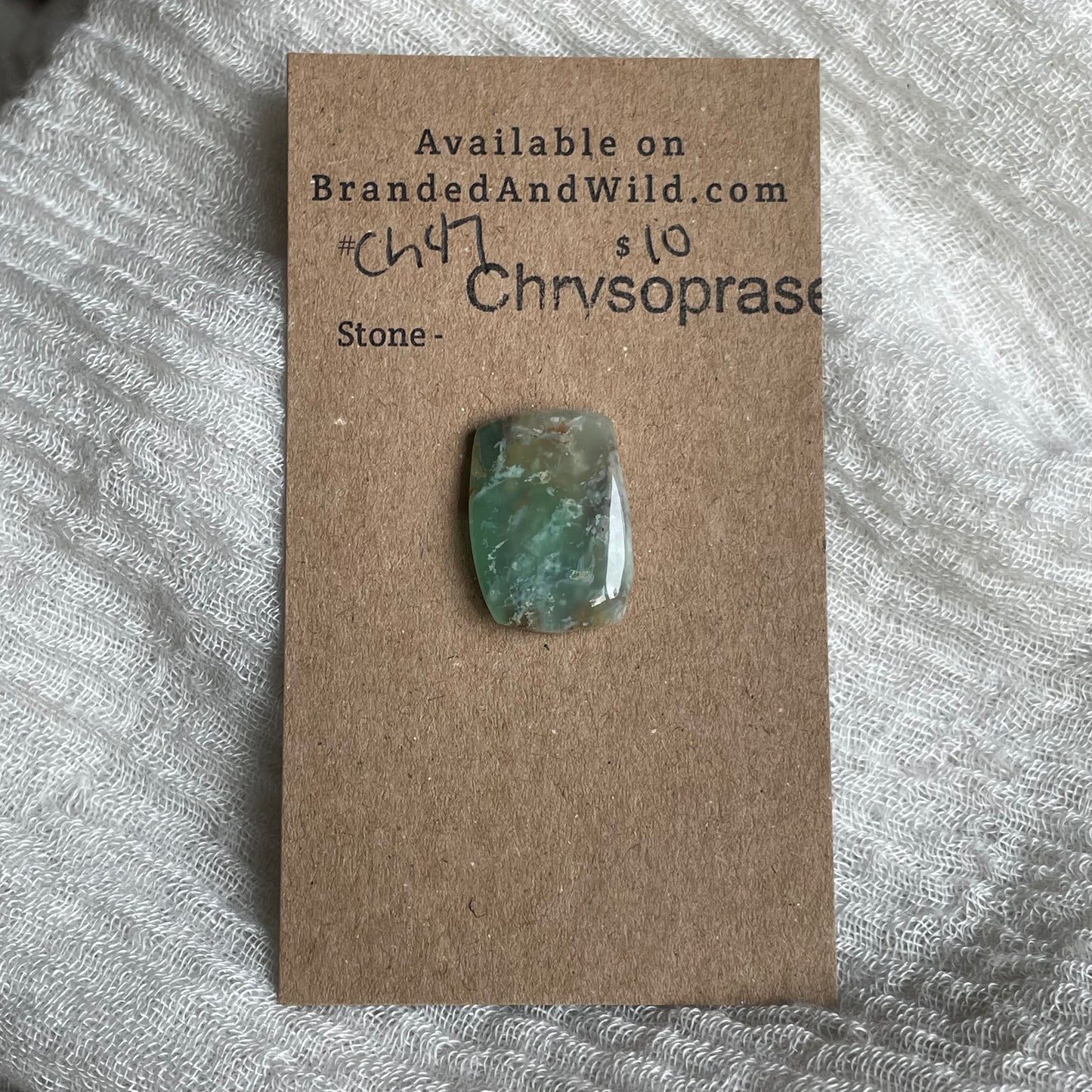 Chrysoprase Cabochon - Ch47