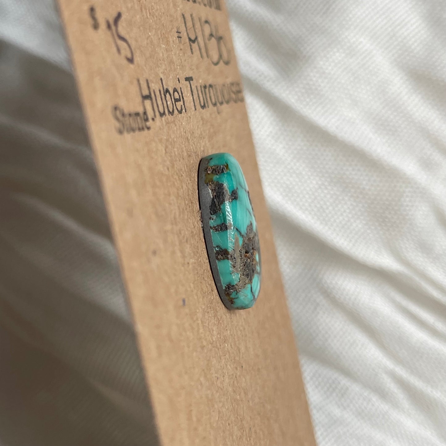 Hubei Turquoise Cabochon - H136 9F71611D-8111-46E2-8415-263AE5E63DE6 Brandedandwild.com