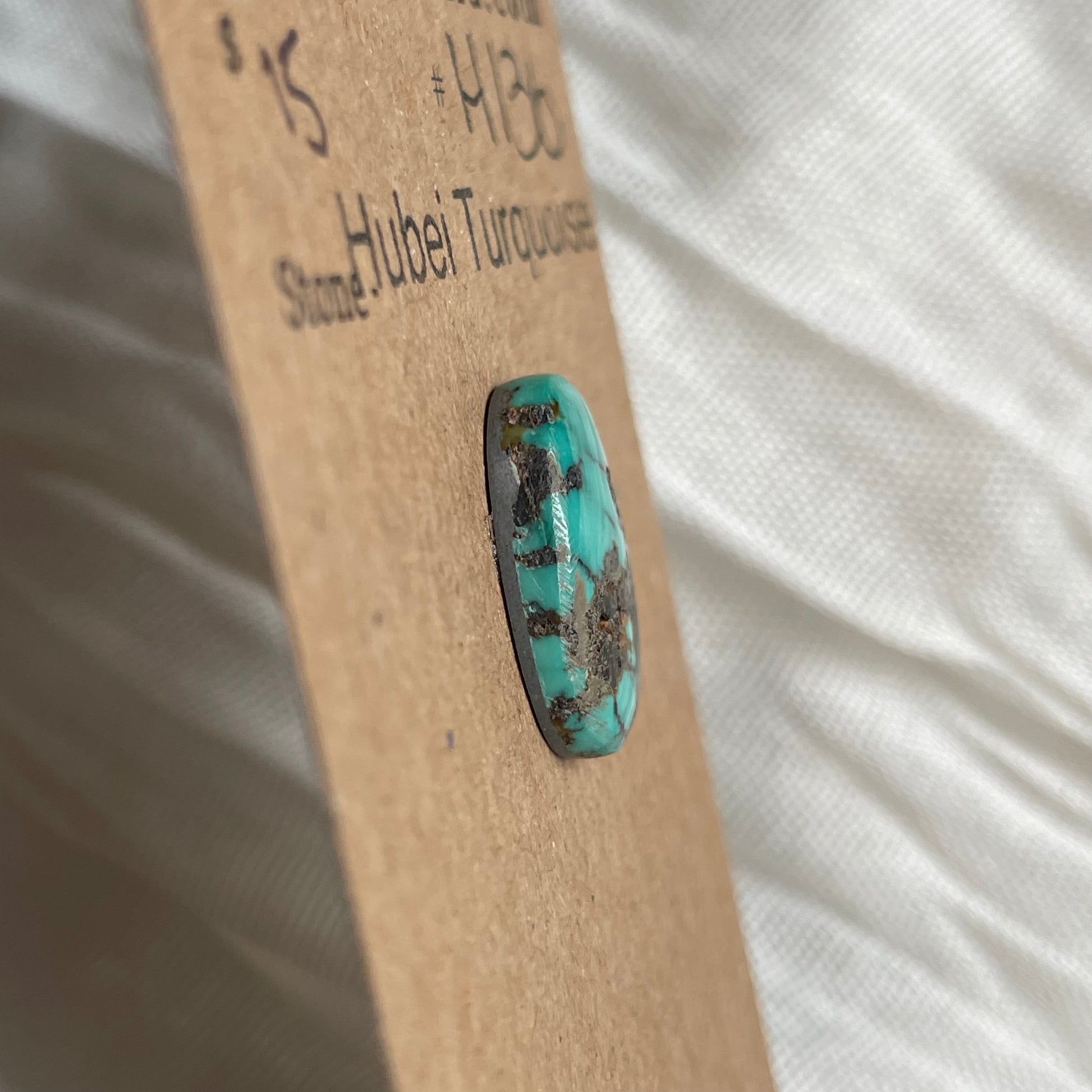Hubei Turquoise Cabochon - H136 9F71611D-8111-46E2-8415-263AE5E63DE6 Brandedandwild.com